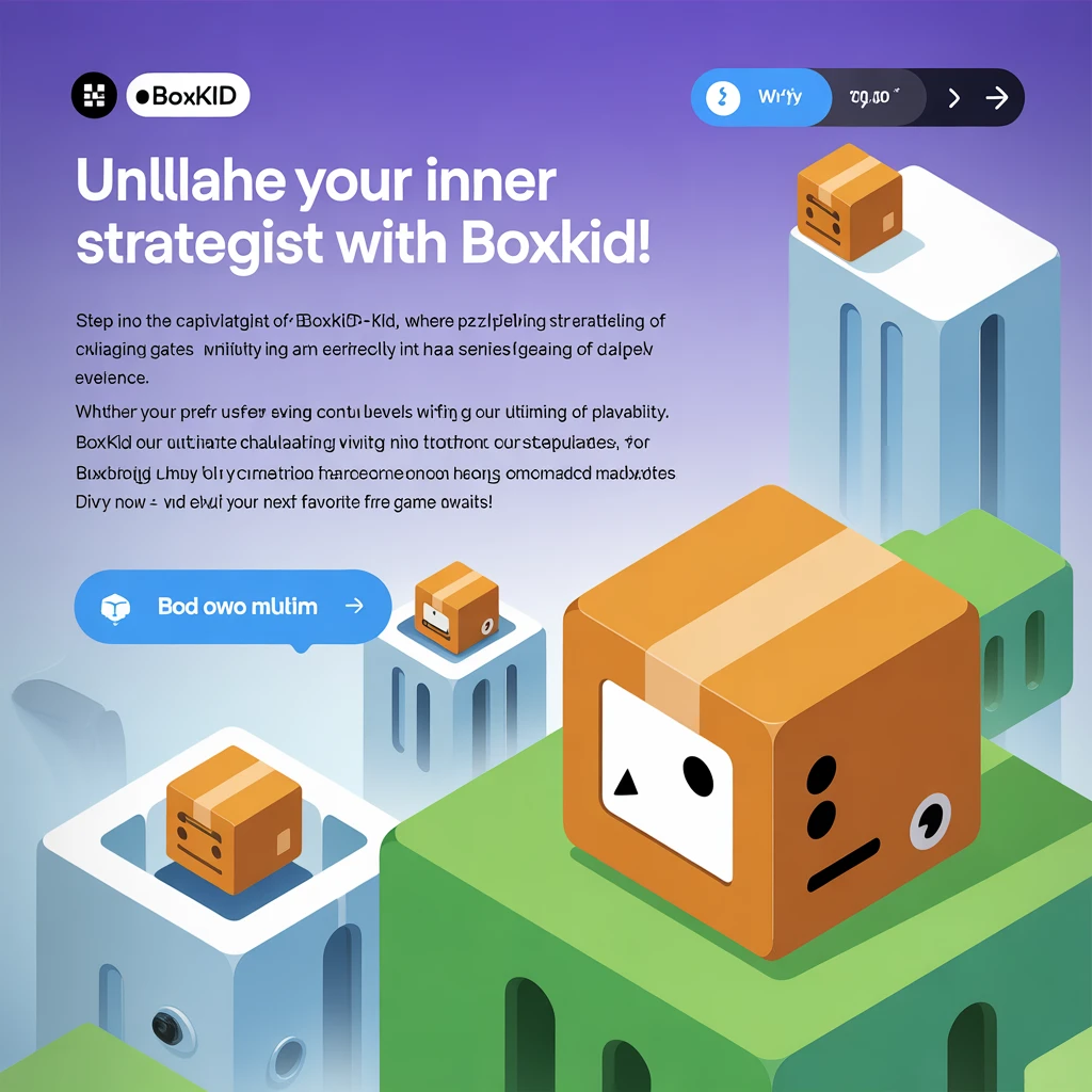 Cover image of Explore the Fun World of BoxKid – Play this Free Online Puzzle Game!