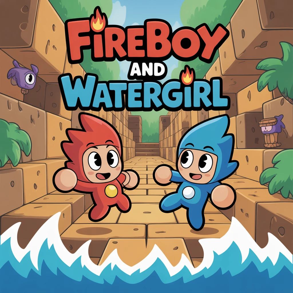 Cover image of Explore the Mystical Maze with Fireboy and Watergirl – Free Online Adventure Game!
