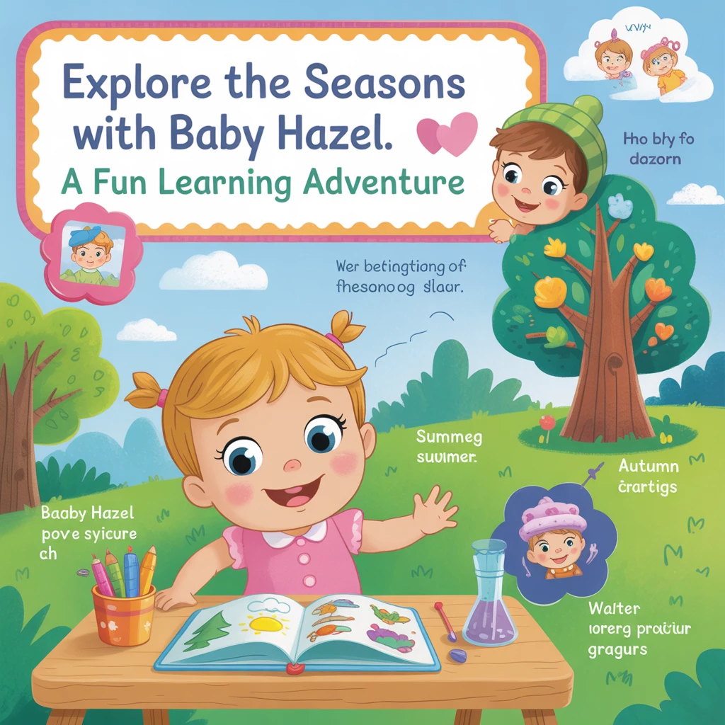 Cover image of Explore the Seasons with Baby Hazel: A Fun Learning Adventure