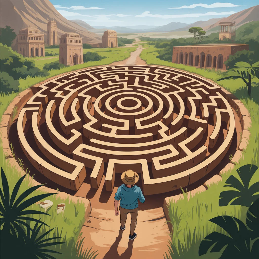 Cover image of Explore the Wild Paths: Free Online Africa Maze Adventure