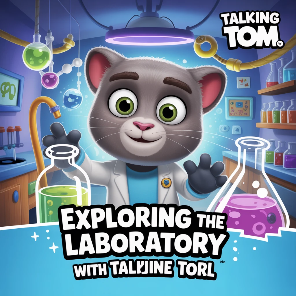 Cover image of Exploring the Laboratory with Talking Tom: A Fun Online Adventure