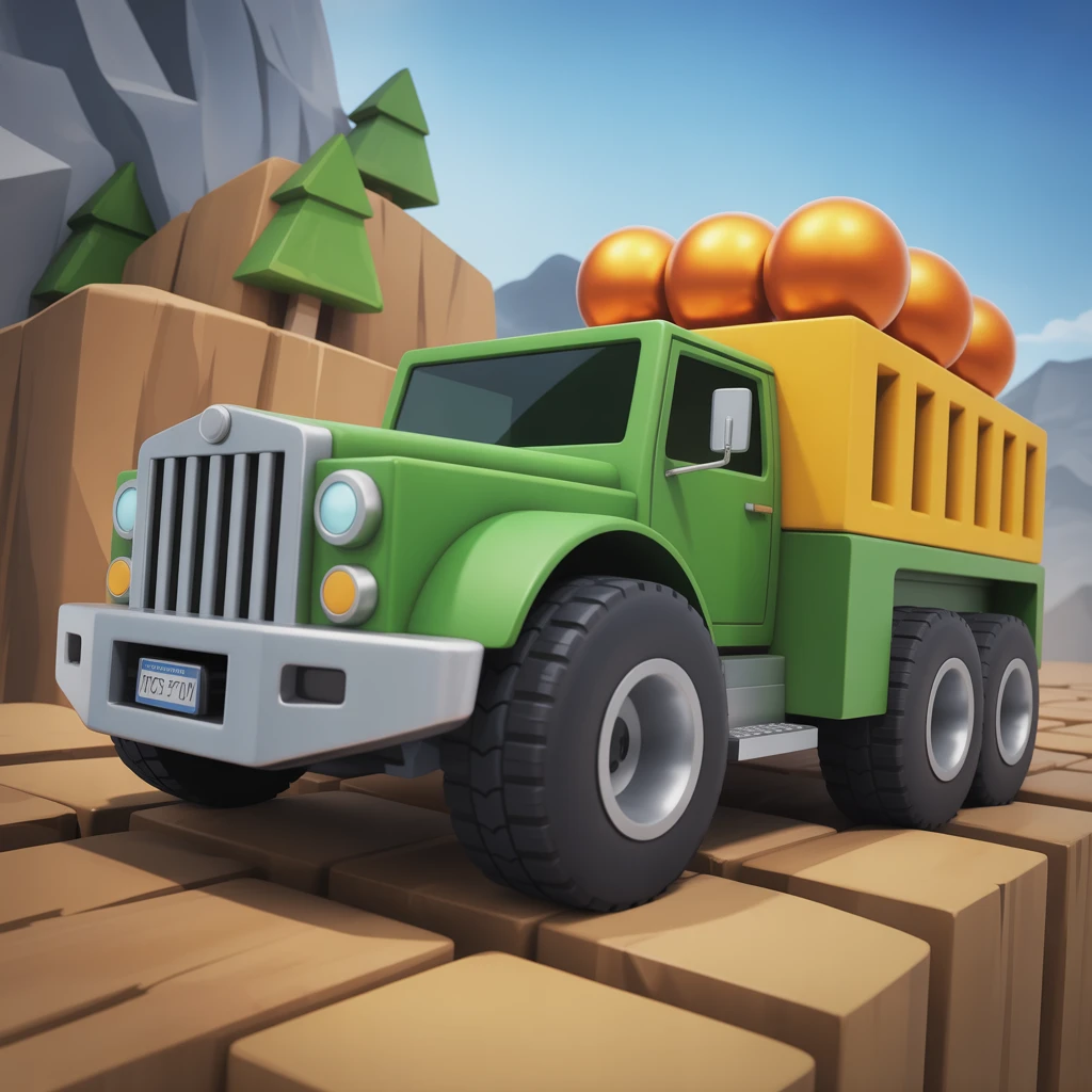 Cover image of Explosive Adventure: Free Online Bomber Truck Challenge