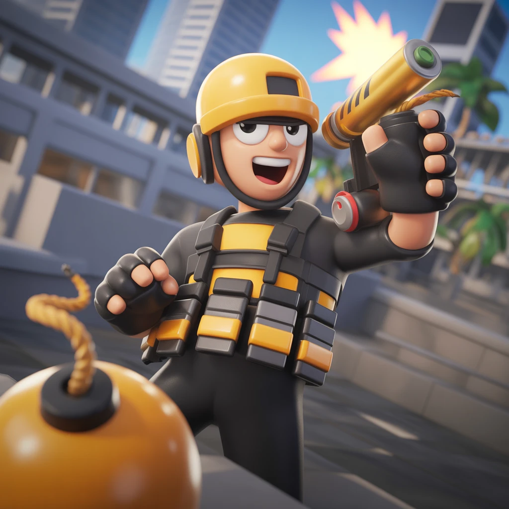 Cover image of Explosive Battle Arena: Free Online Bomber Game