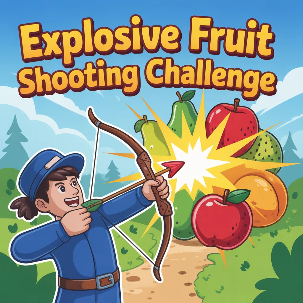 Cover image of Explosive Fruit Shooting Challenge - Play Online for Free!