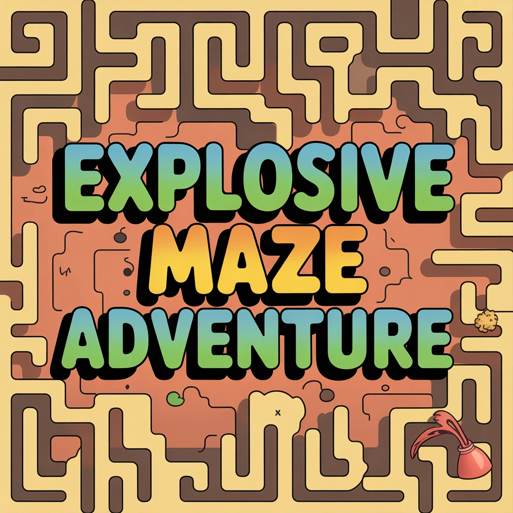 Cover image of Explosive Maze Adventure: Navigate and Blast Your Way to Victory!