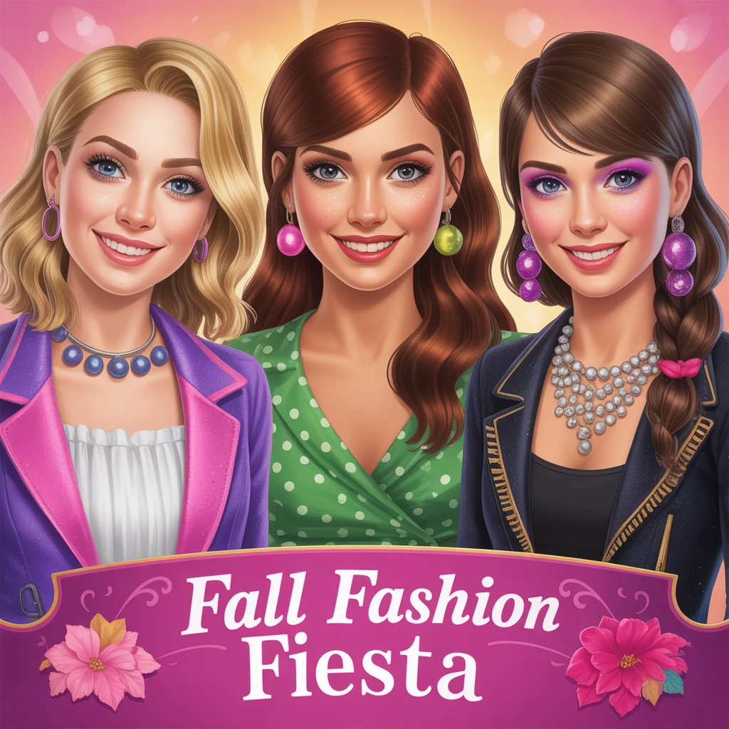 Cover image of Fall Fashion Fiesta: Your Free Online Glamour Game!
