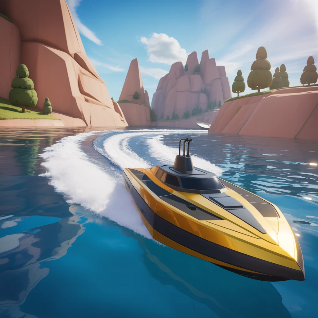 Cover image of Fast-Paced Boat Driving Adventure - Play Online Free Game