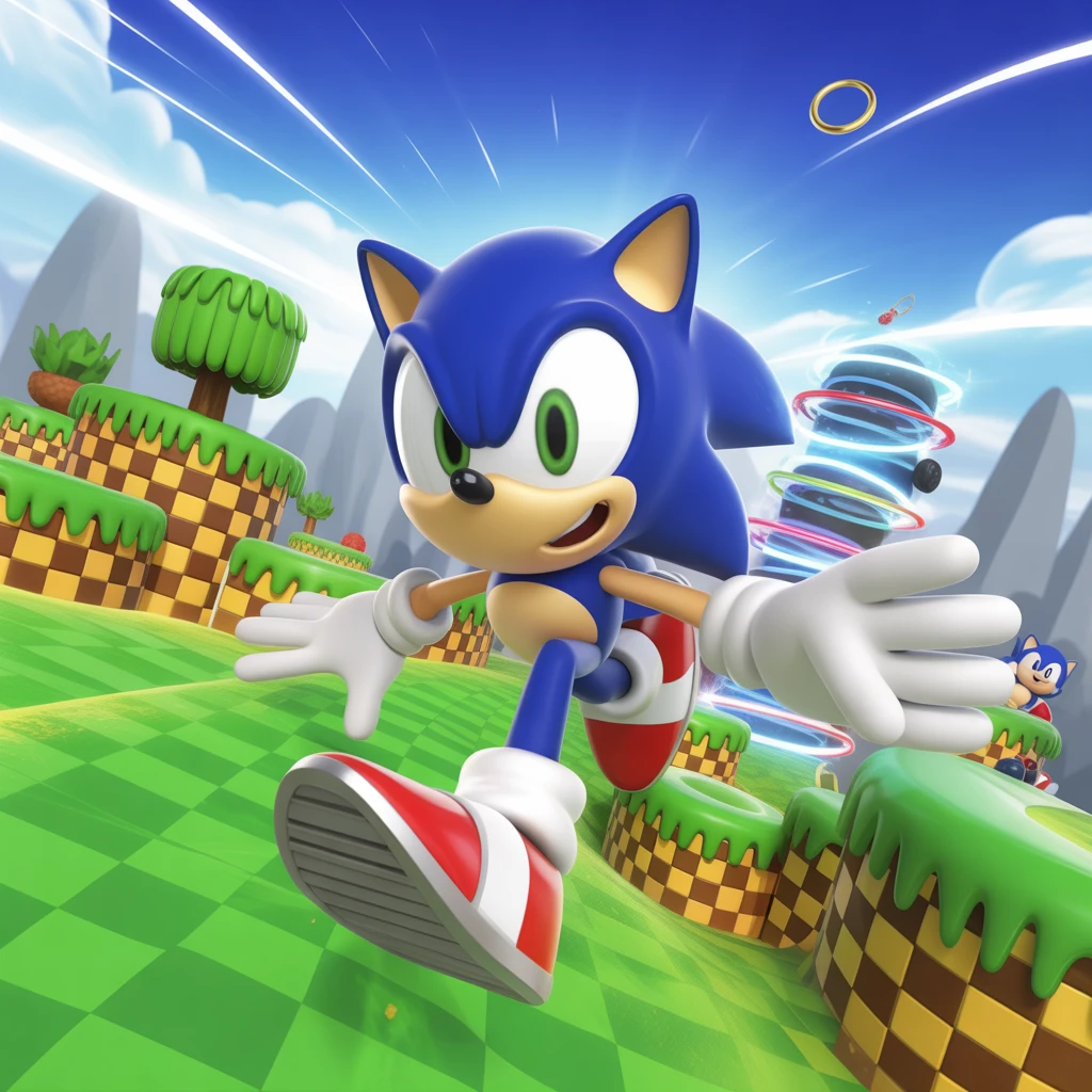 Cover image of Fast-Paced Sonic Adventure: Play the Ultimate Online .io Game!