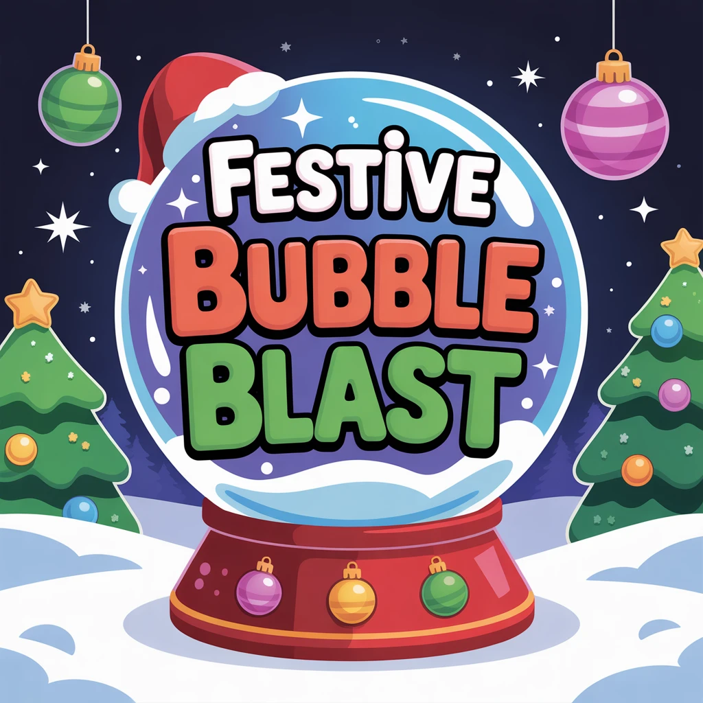 Cover image of Festive Bubble Blast: Match 3 Holiday Challenge