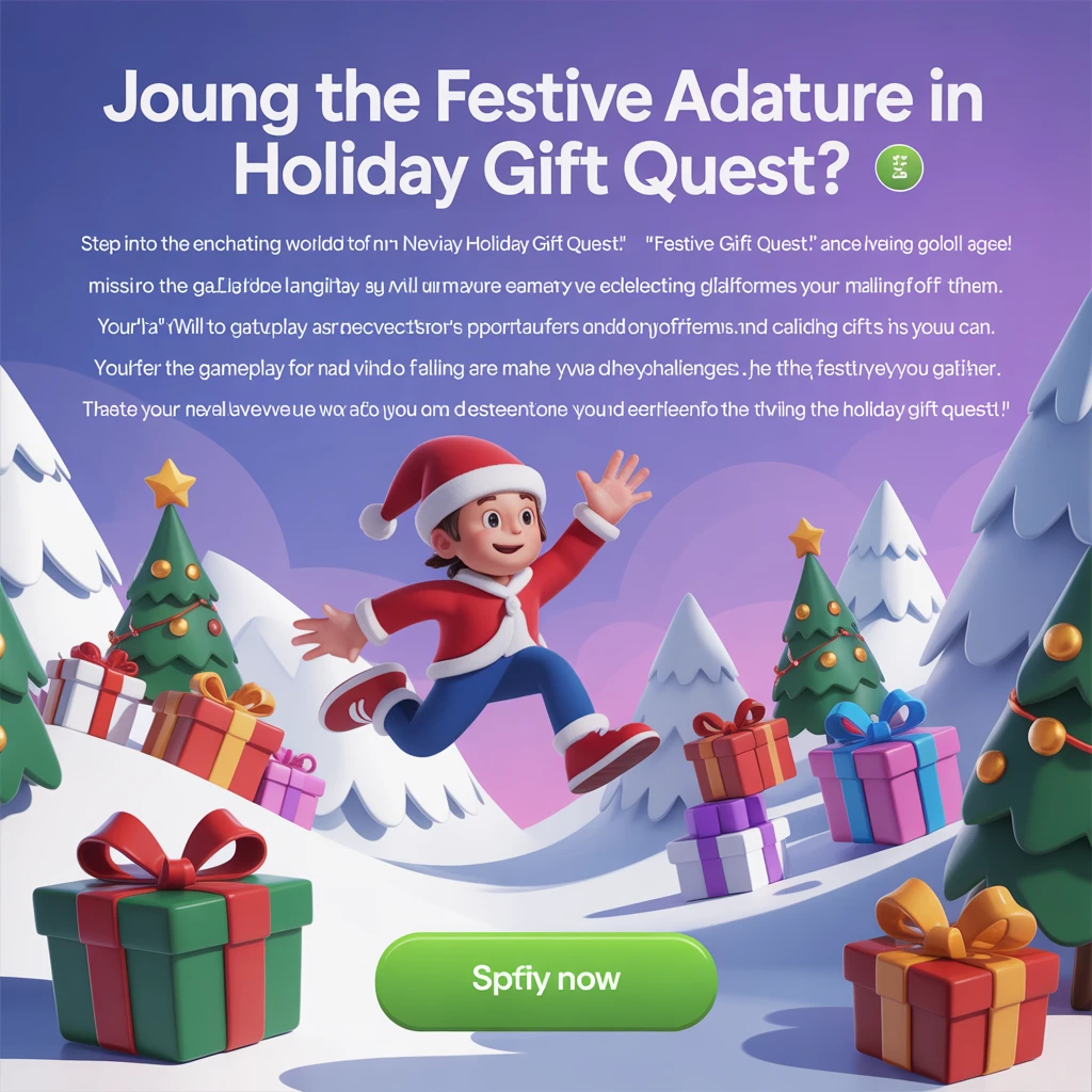 Cover image of Festive Holiday Gift Quest: An Exciting Online Adventure