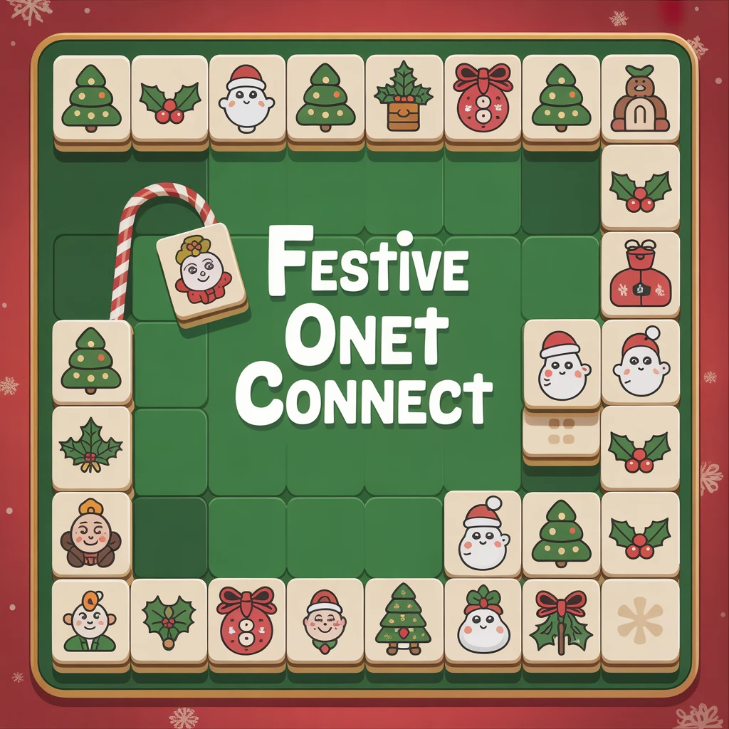 Cover image of Festive Onet Connect: A Free Christmas Matching Game Online