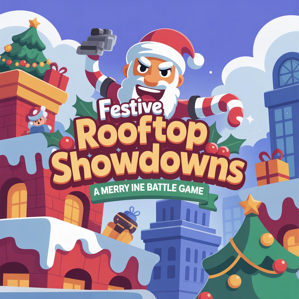 Cover image of Festive Rooftop Showdowns: A Merry Online Battle Game