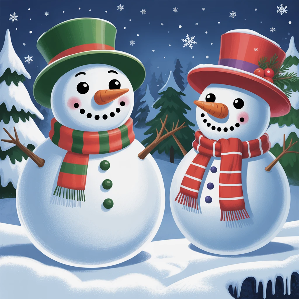 Cover image of Festive Snowman Puzzle Challenge - Free Online Game
