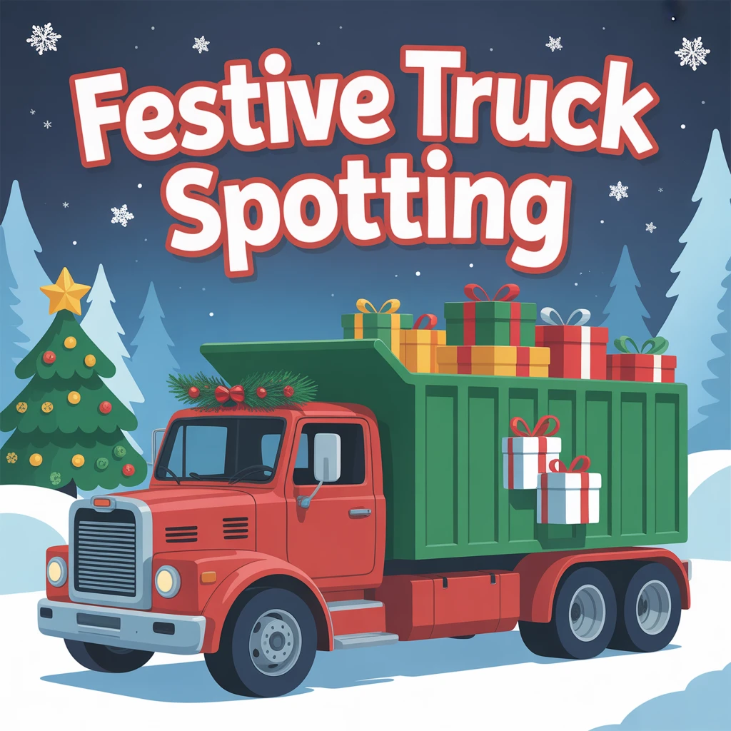 Cover image of Festive Truck Spotting: Find the Christmas Differences Online