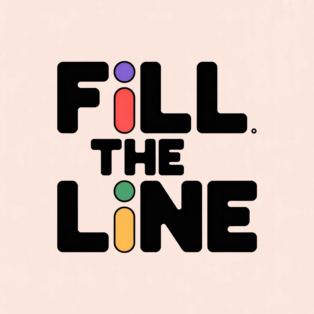 Cover image of Fill the Line: A Fun and Free Online Puzzle Game