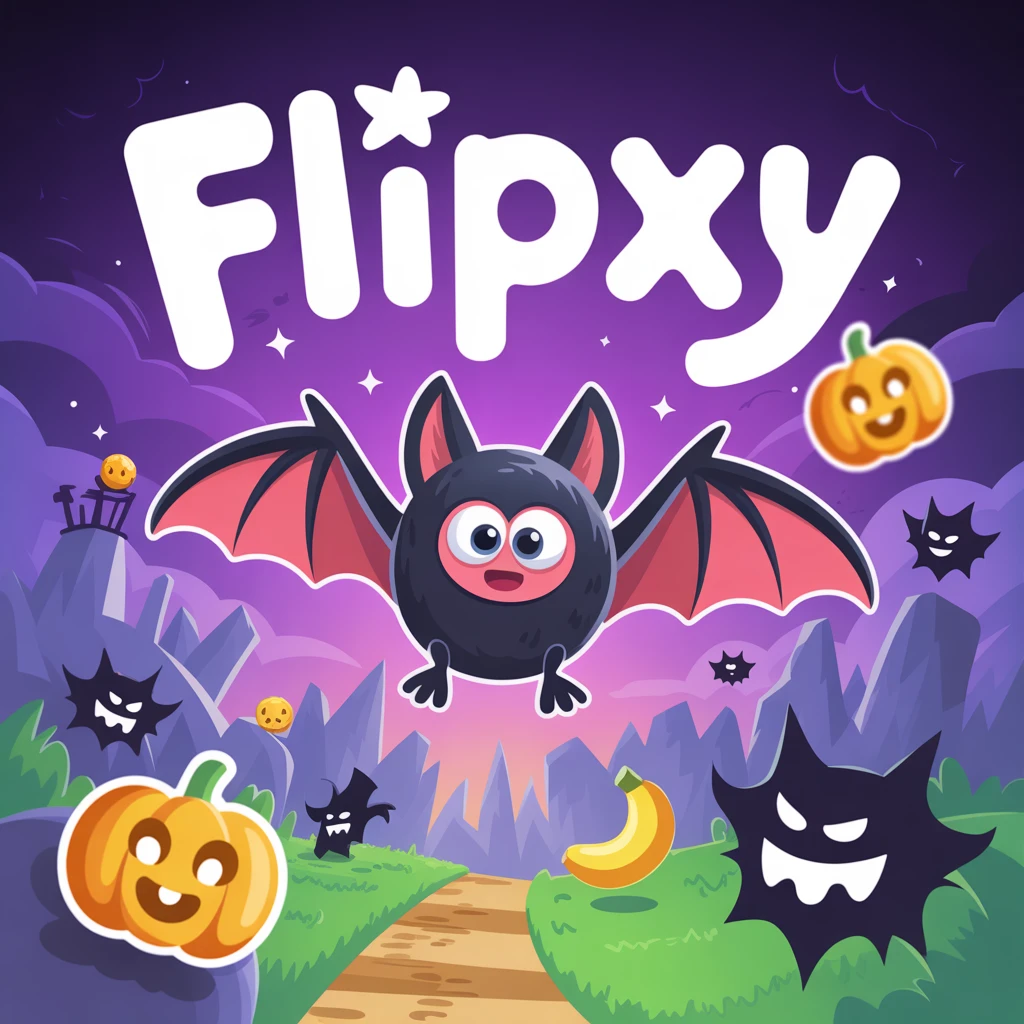 Cover image of Flipxy: The Ultimate Bat Adventure - Play Free Online!