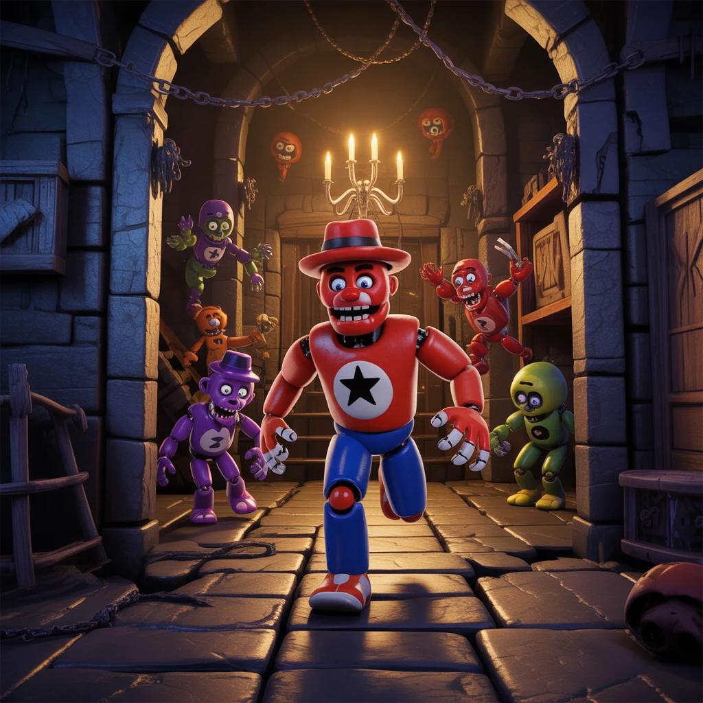 Cover image of Freddy's Epic Adventure: Run Through Exciting Challenges Online!
