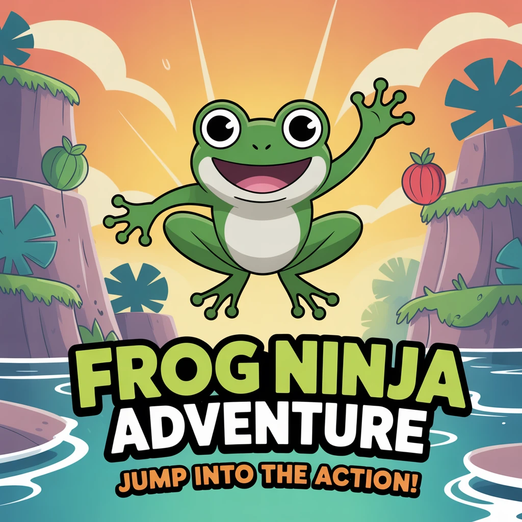 Cover image of Frog Ninja Adventure: Jump into the Action!