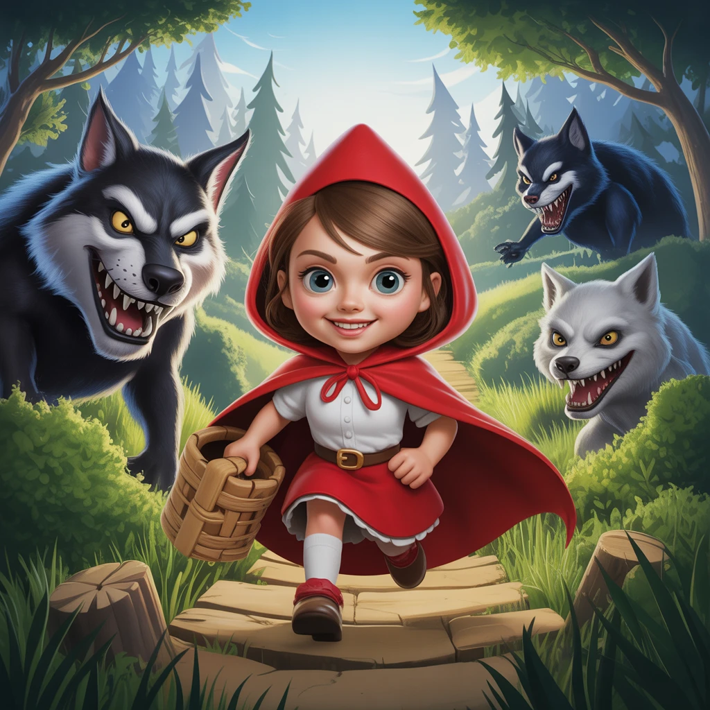 Cover image of Furious Fairy Tale: The Red Riding Hood Challenge