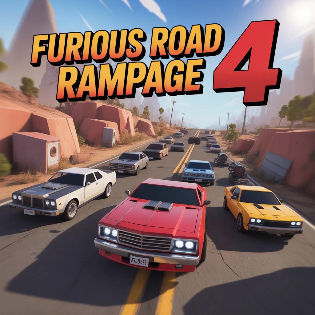 Cover image of Furious Road Rampage 4: An Intense Online Action Adventure
