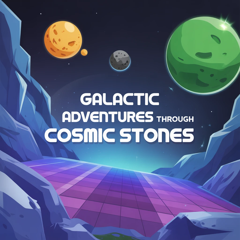 Cover image of Galactic Adventures: Journey Through Cosmic Stones