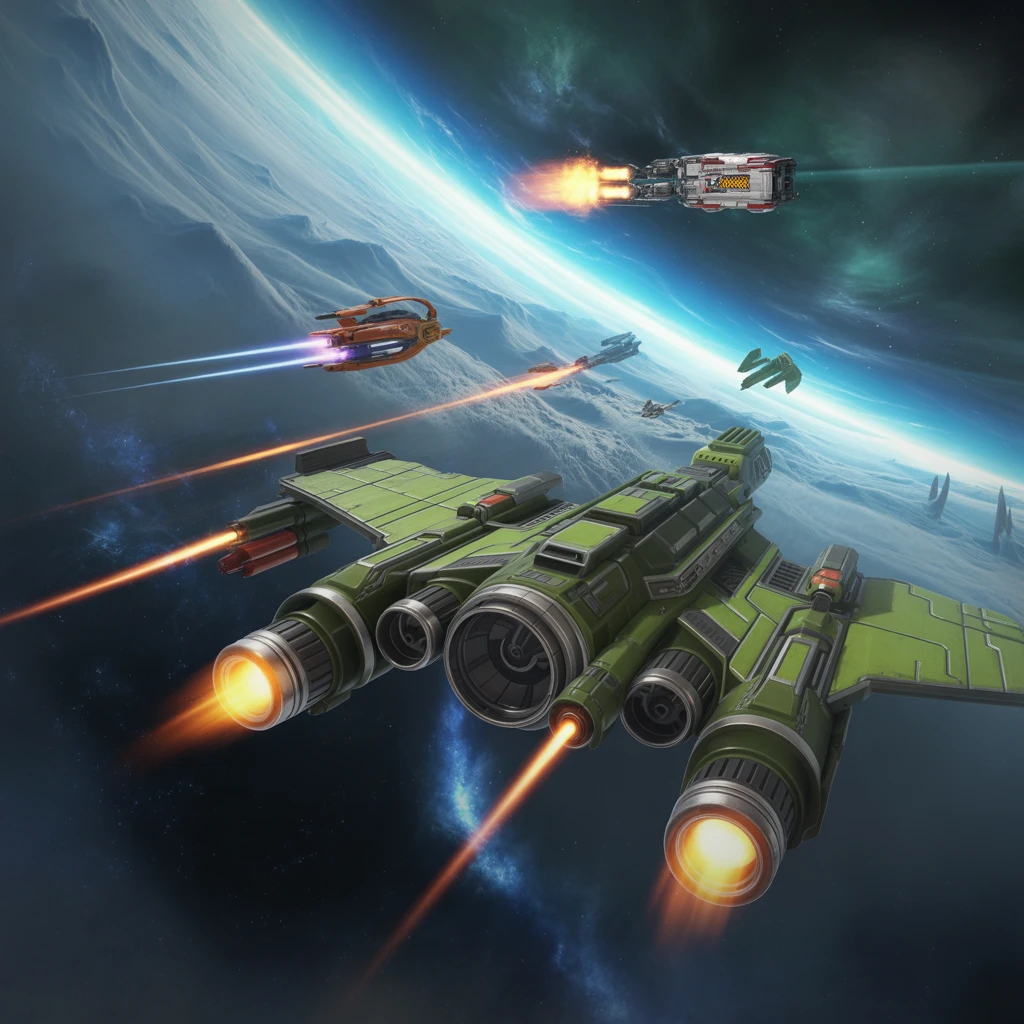 Cover image of Galactic Battle: Free Online Space Warfare Game
