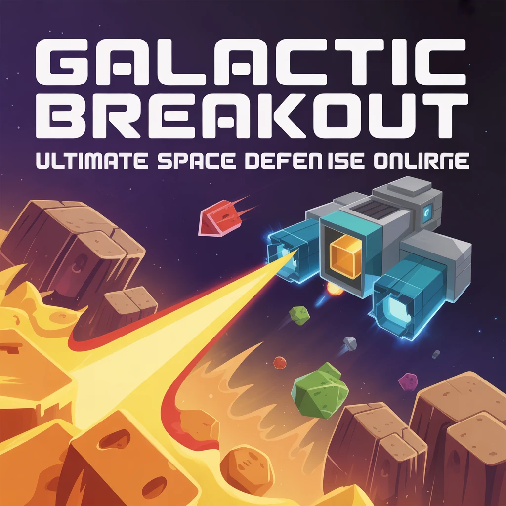 Cover image of Galactic Breakout: Ultimate Space Defense Online Game