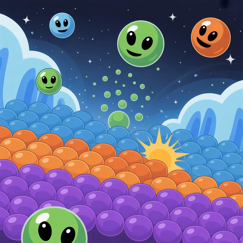 Cover image of Galactic Bubble Blast: Free Online Alien Shooter Adventure