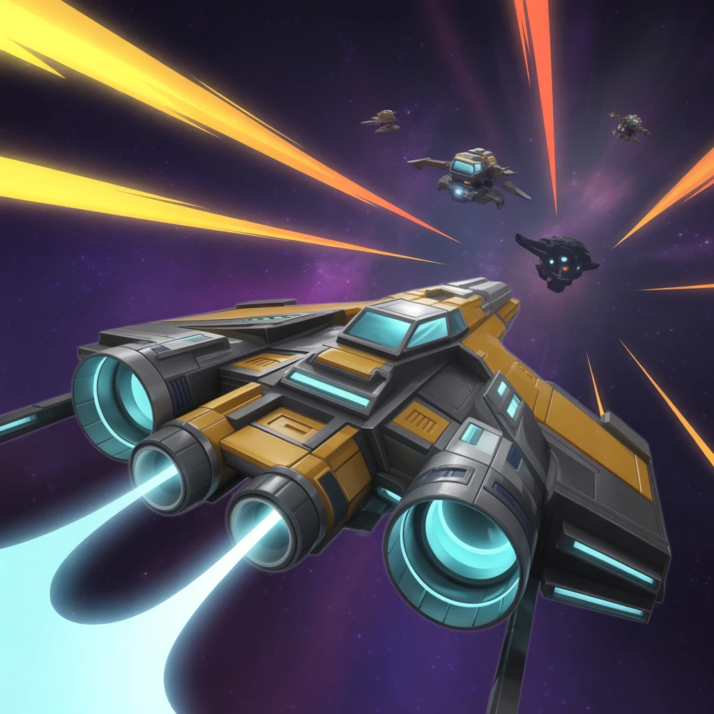 Cover image of Galactic Commander: Defeat the Ultimate Space Boss in this Free Online Shooter Game