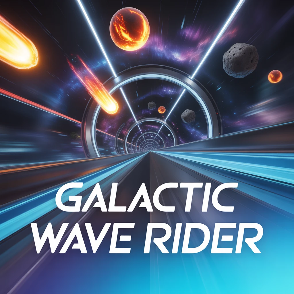 Cover image of Galactic Wave Rider: A Thrilling Online Adventure