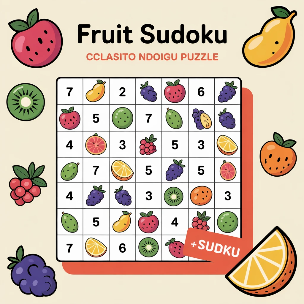 Cover image of Get Hooked on This Free Online Fruit Sudoku Challenge!
