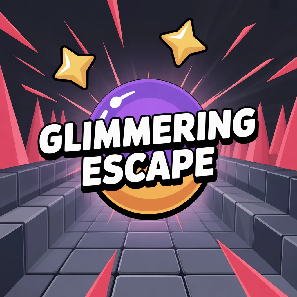 Cover image of Glimmering Escape: A Thrilling Online Dodge Challenge