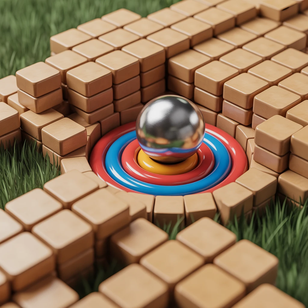 Cover image of Guide the Rolling Ball: An Exciting Free Online Adventure!