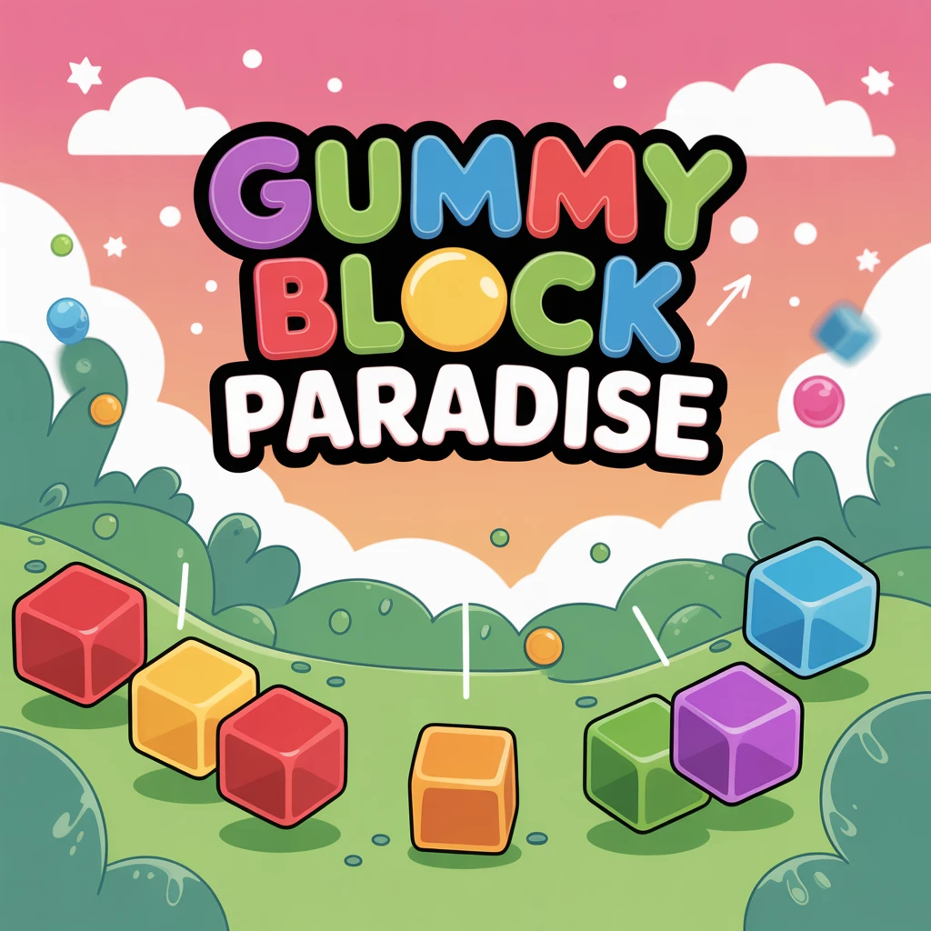 Cover image of Gummy Block Paradise: Free Online Puzzler Adventure