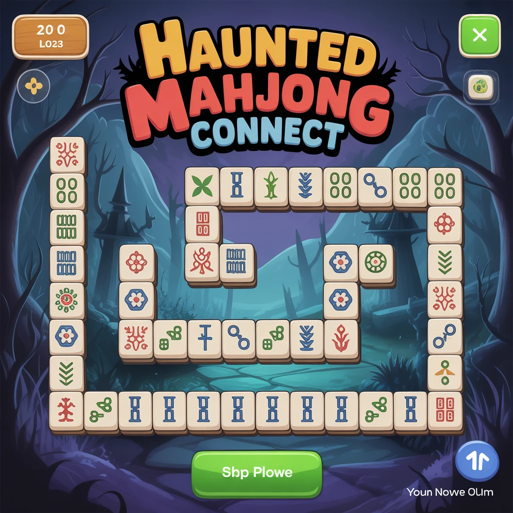 Cover image of Haunted Mahjong Connect: Play the Free Online Puzzle Game