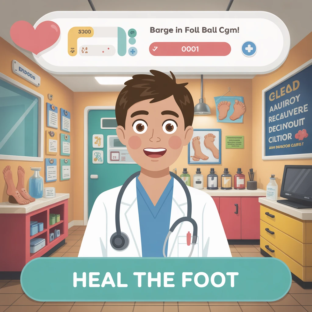 Cover image of Heal the Foot: An Engaging Online Doctor Game!