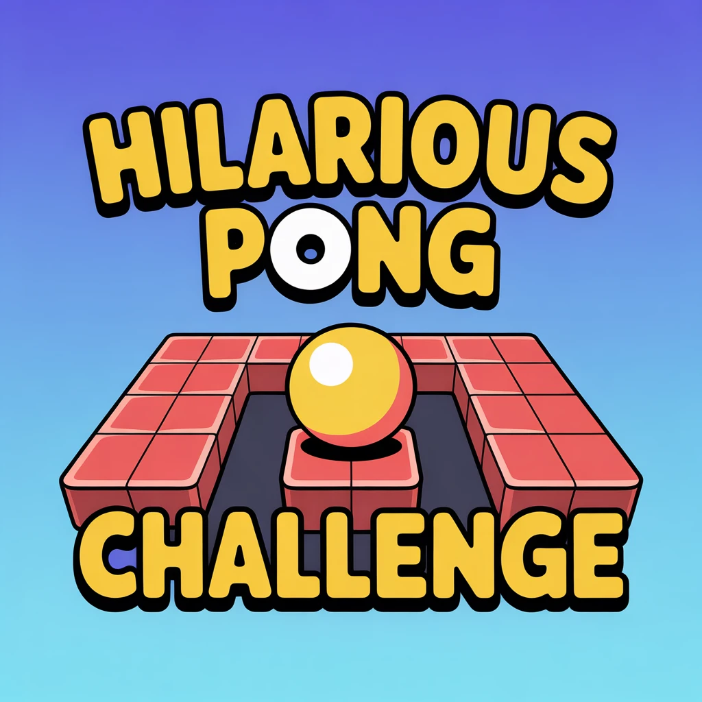 Cover image of Hilarious Pong Challenge: Play This Free Online Game Now!