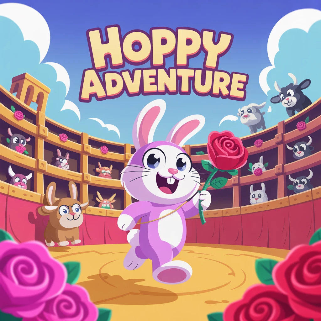 Cover image of Hoppy Adventure: The Ultimate Free Online Bunny Game