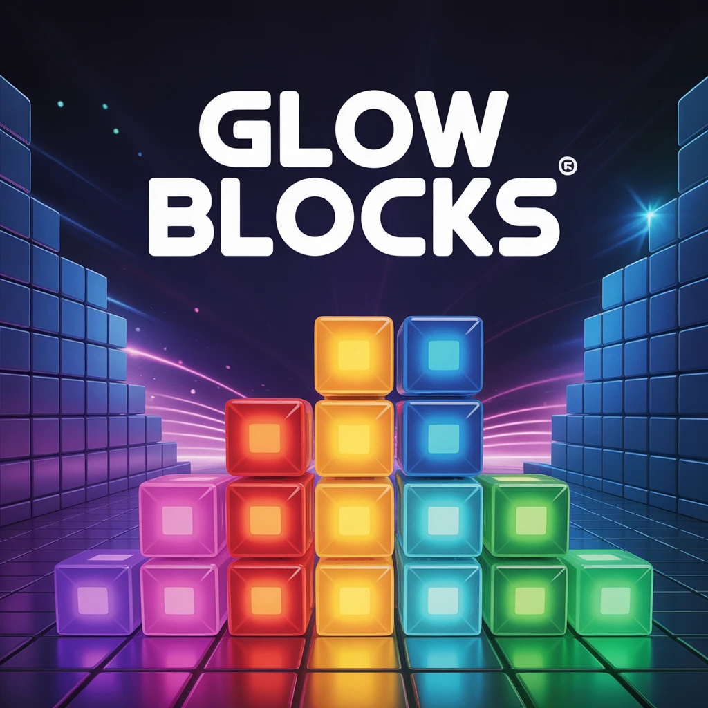 Cover image of Illuminate Your Strategy with Glow Blocks: Free Online Puzzle Game