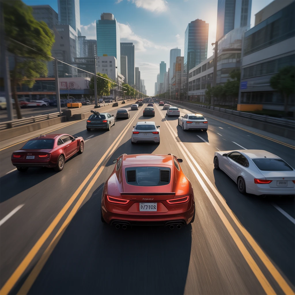 Cover image of Insane Traffic Racing Adventure - Play Free Online Game