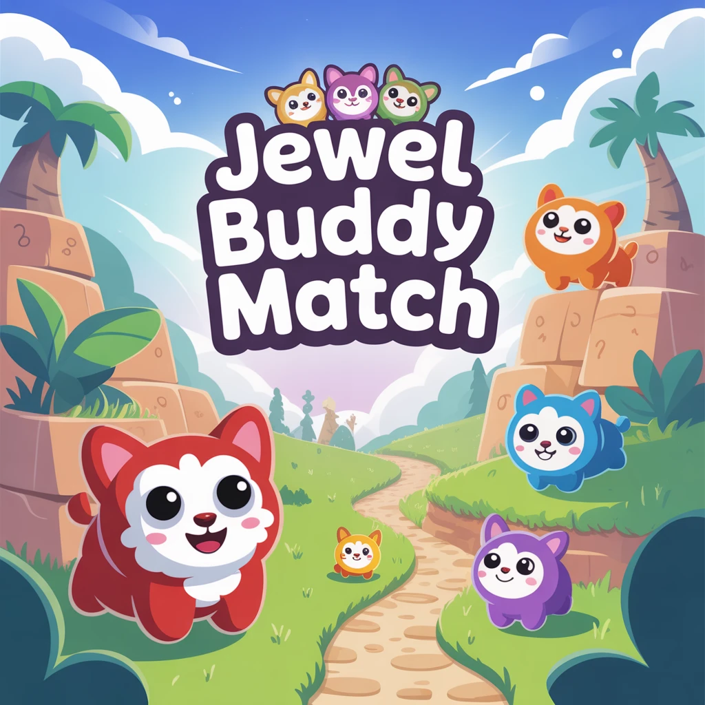 Cover image of Jewel Buddy Match: A Free Online Puzzle Adventure