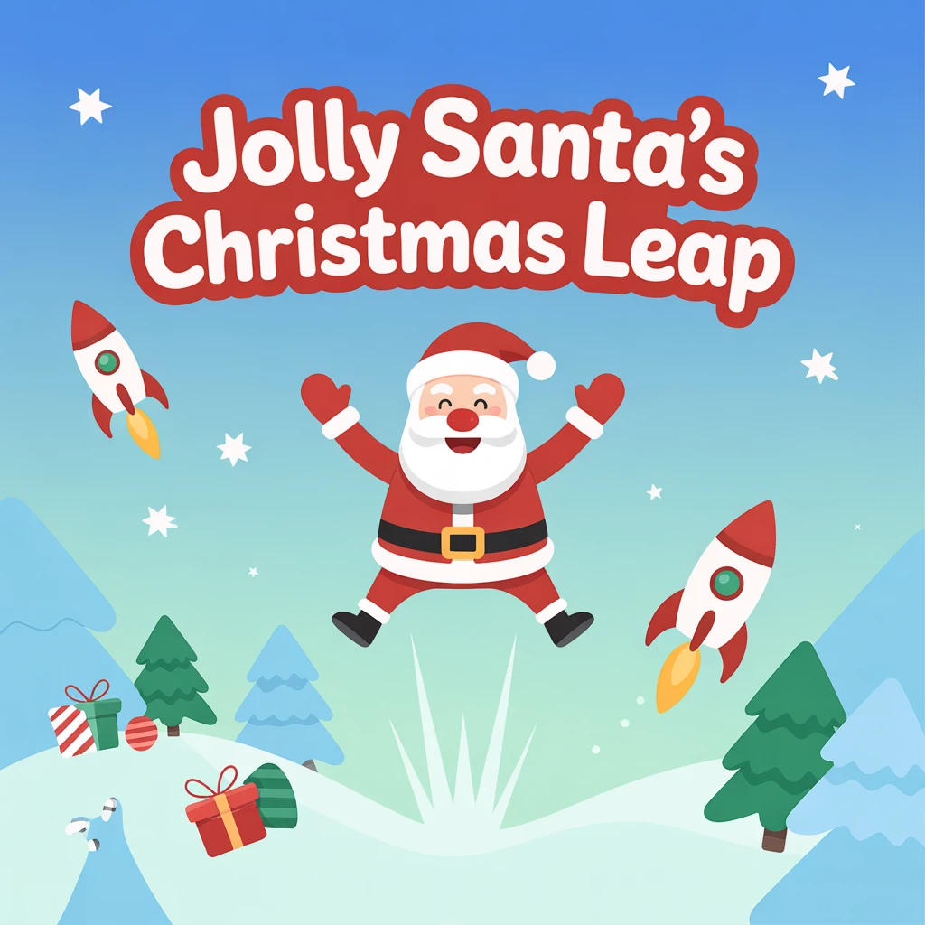Cover image of Jolly Santa's Christmas Leap - Free Online Game