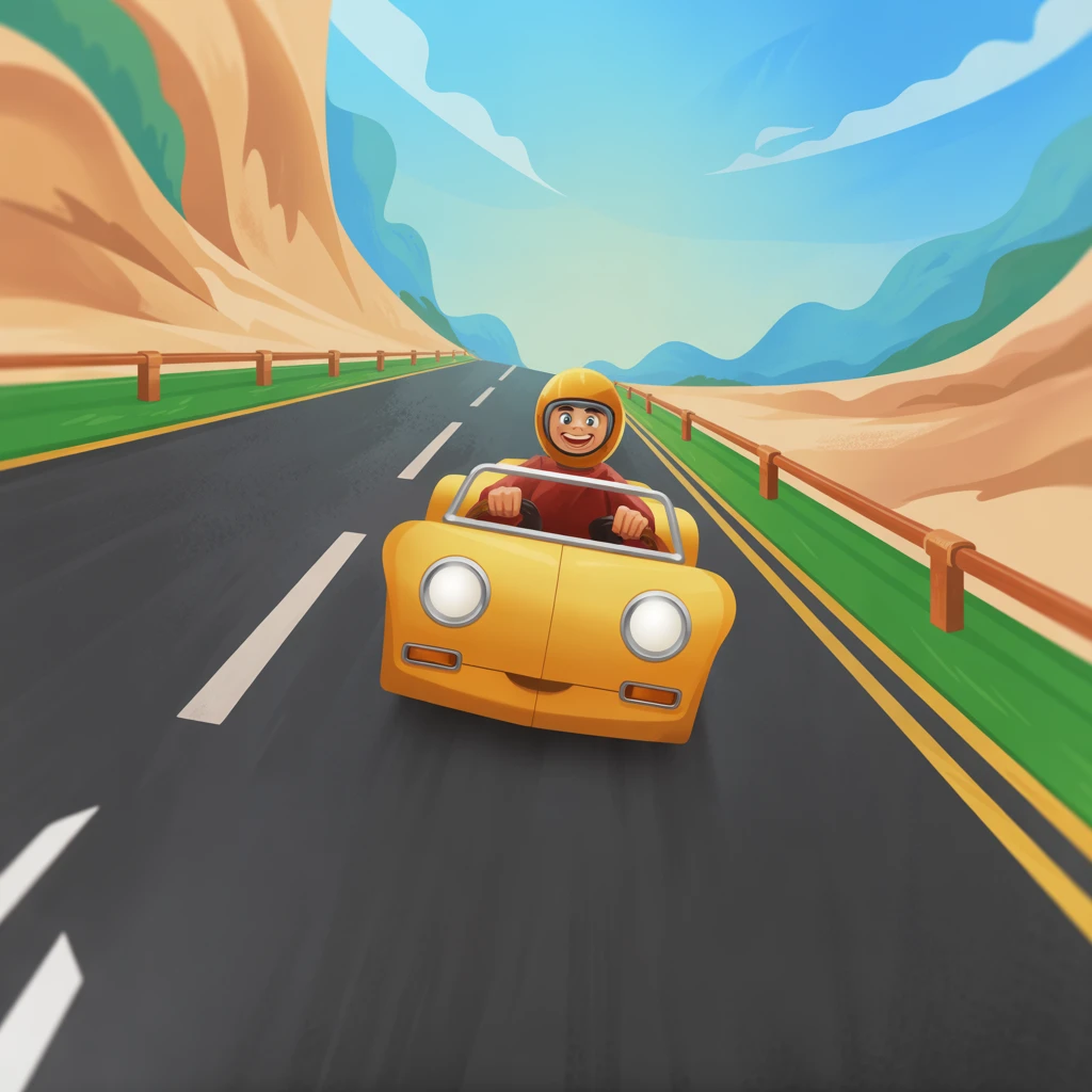 Cover image of Joyful Cruiser: 2019 Wheels Adventure - Free Online Game