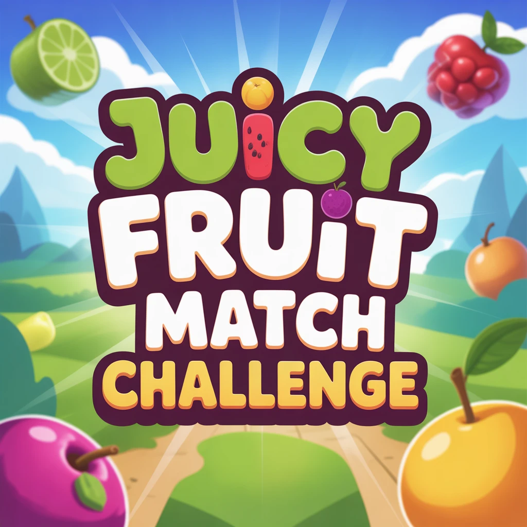 Cover image of Juicy Fruit Match Challenge - Play Online Now!