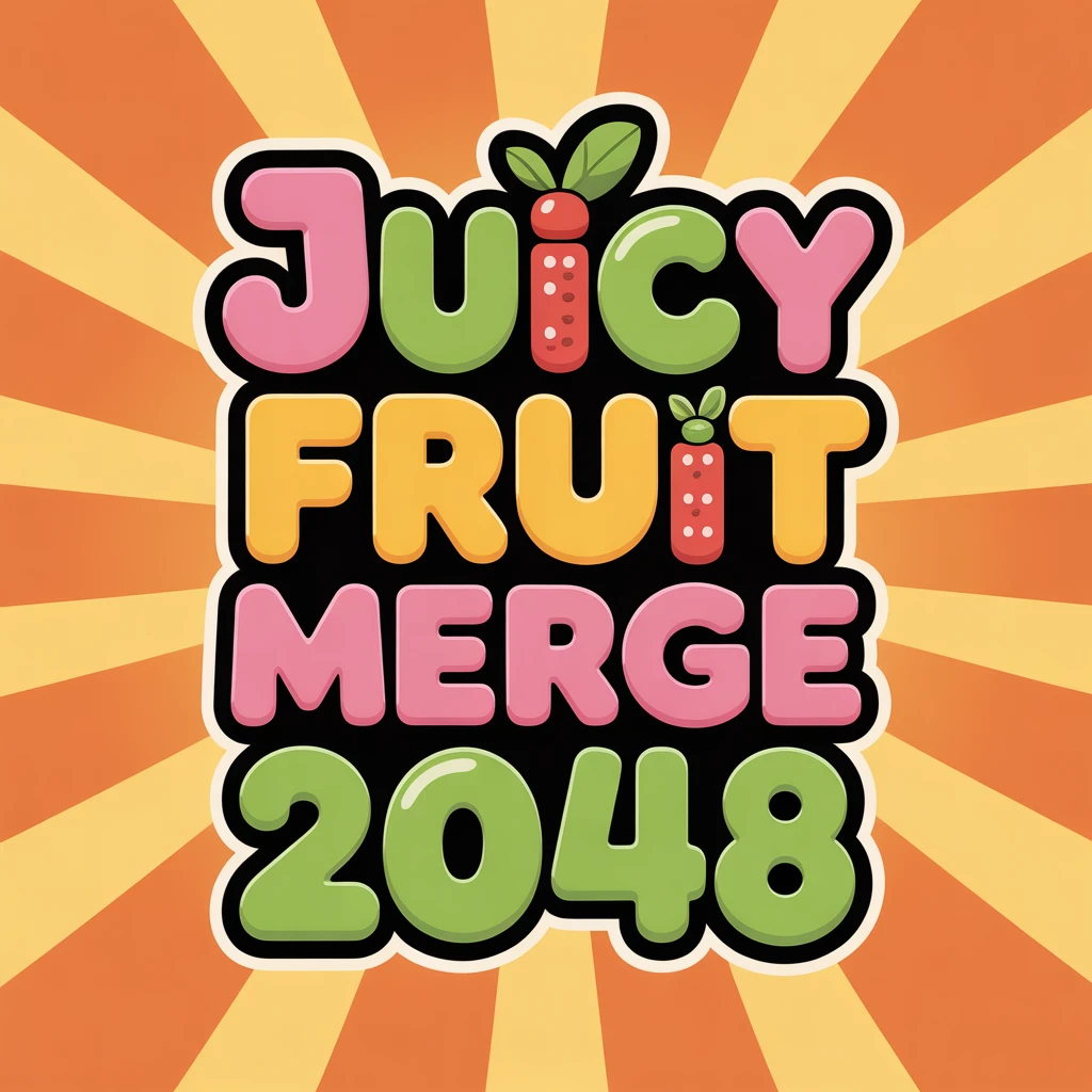 Cover image of Juicy Fruit Merge 2048 – Play this Free Online Puzzle Game!