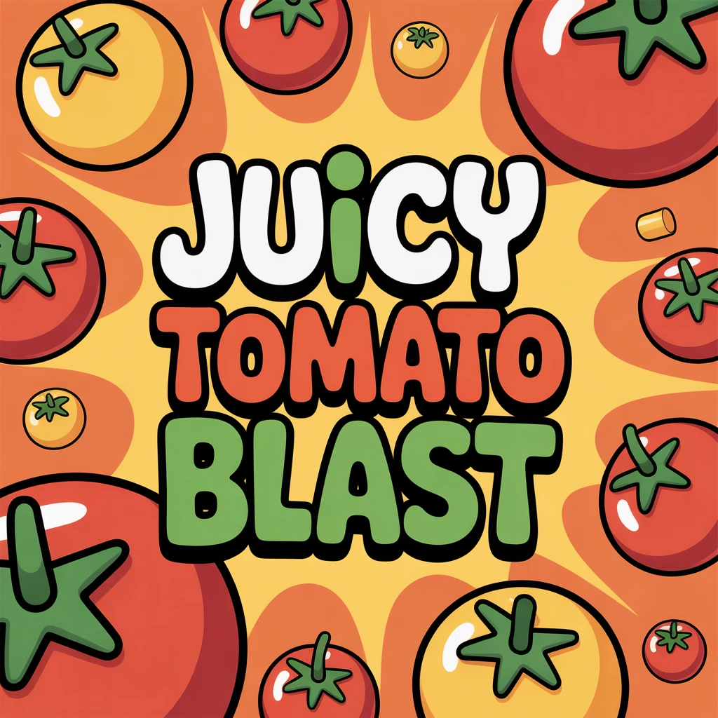 Cover image of Juicy Tomato Blast: A Free Online Fun Adventure