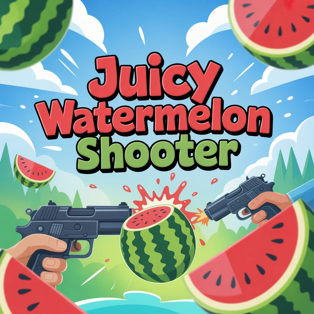 Cover image of Juicy Watermelon Shooter: 3D Fun Adventure Online Game