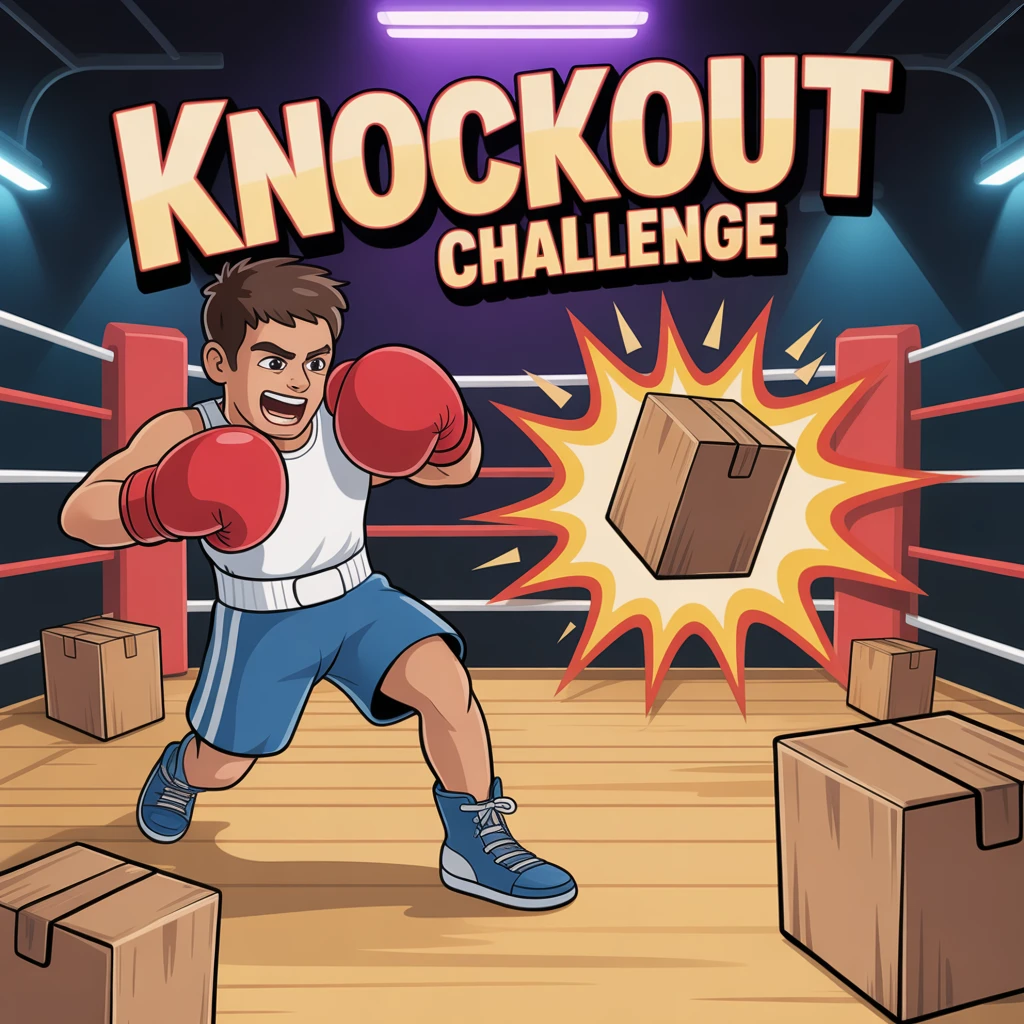 Cover image of Knockout Challenge: Free Online Punching Box Game