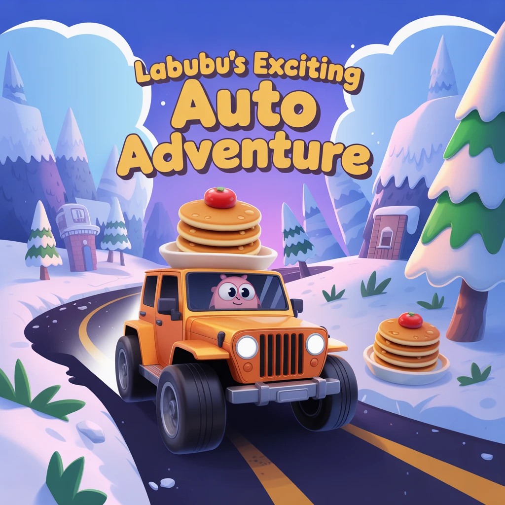 Cover image of Labubu's Exciting Auto Adventure: Play This Free Online Browser Game!
