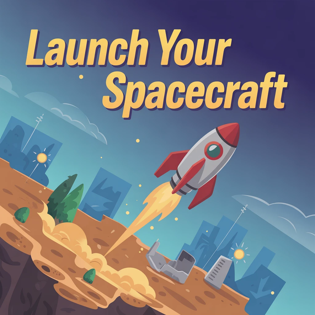 Cover image of Launch Your Spacecraft: Free Online Rescue Mission Game